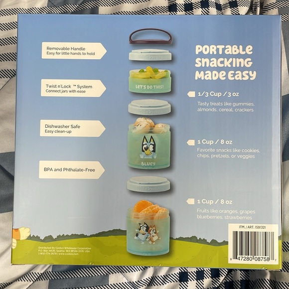 Bluey Whiskware Snack pack 3 set - Picture 2 of 2